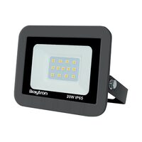 PROIECTOR LED SLIM 20W SMD 1800LM 3000K IP65 GRI