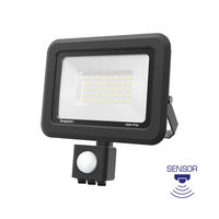 PROIECTOR LED SLIM 30W 6500K + SENZOR IP54-SF NEGRU