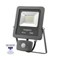 PROIECTOR LED 30W 6500K+ SENZOR,BR PLUS IP65/44