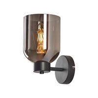 LAMPA DE PERETE S004W-1H-1xE27-SMK STICLA 