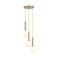 PENDUL S006R-3H-3xG9-AURIU STICLA 