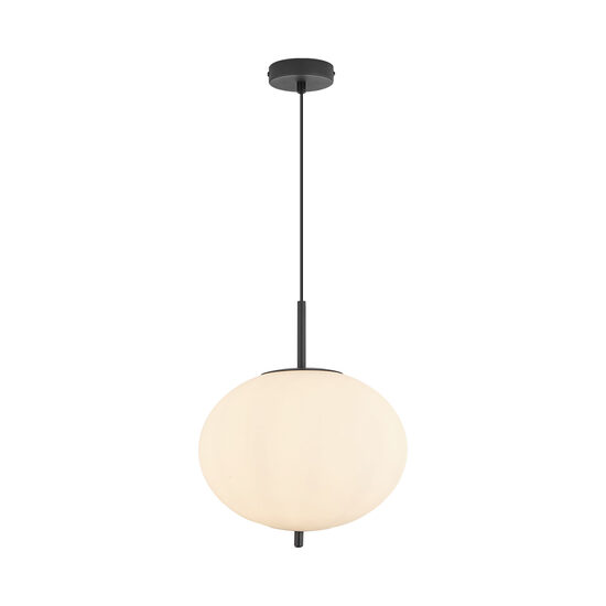 PENDUL S011R-1H-1xE27 OPAL STICLA ELIPTIC 