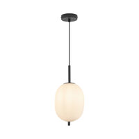 PENDUL S011R-1H-1xE14 OPAL STICLA CILINDRU 