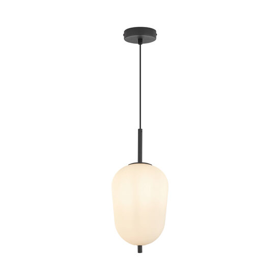 PENDUL S011R-1H-1xE14 OPAL STICLA CONIC 