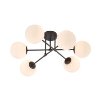 LAMPA PT TAVAN S012C-6H-6xG9-STICLA 