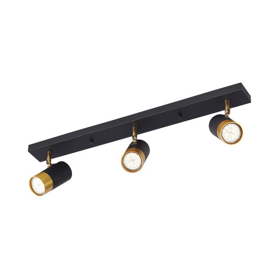 LAMPA DE PERETE G002C-2H-3xGU10-AURIU-NEGRU 