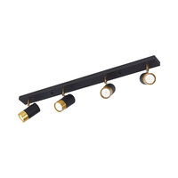LAMPA DE PERETE G002C-4H-4xGU10-AURIU-NEGRU 
