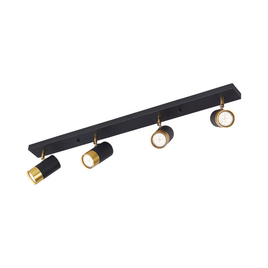 LAMPA DE PERETE G002C-4H-4xGU10-AURIU-NEGRU 