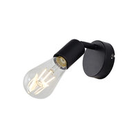 LAMPA DE PERETE G003C-1H-1xE27-NEGRU 