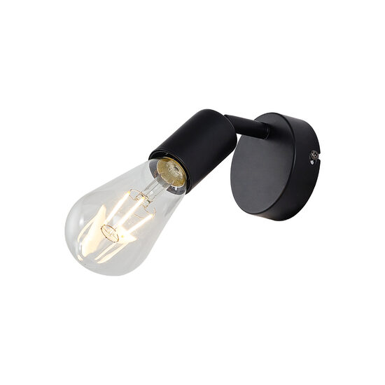 LAMPA DE PERETE G003C-1H-1xE27-NEGRU 