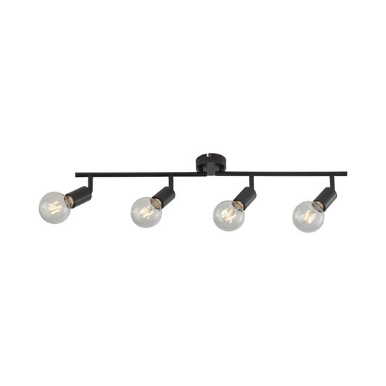 LAMPA DE PERETE G003C-4H-4xE27-NEGRU 