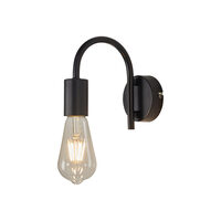 LAMPA DE PERETE G003W-1H-1xE27-NEGRU 