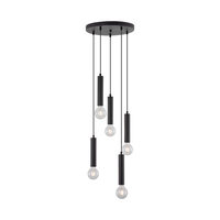 PENDUL G005R-5H-5xE27 NEGRU 