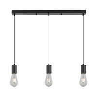 PENDUL G006S-3H-3xE27 NEGRU 