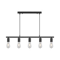 PENDUL G006S-5H-5xE27 NEGRU 