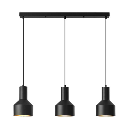 PENDUL P001S-3H-3xE27-NEGRU 