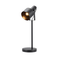 LAMPA BUROU P001W-1H-1xE27-NEGRU 
