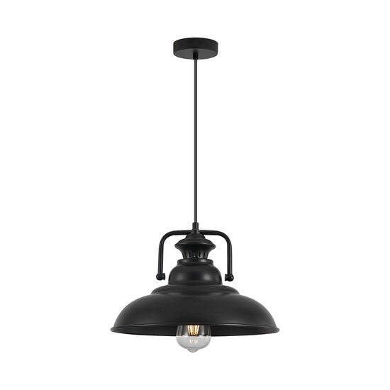 PENDUL P002R-1H-1xE27-NEGRU 