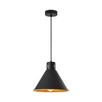 PENDUL P006R-1H-1xE27-NEGRU 