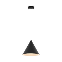 PENDUL CONIC P010R-1H-1xE27 NEGRU 
