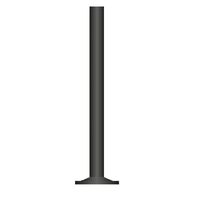 PITIC 100CM D60MM NEGRU TALPA PATRATA (GP003-1M)