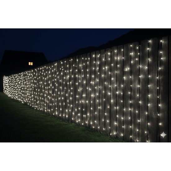 PERDEA LUMINA 84W IP44 720 LED 250x300CM ALB