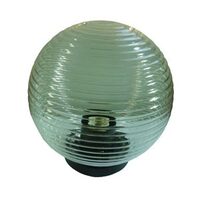GLOB 20CM TRANSPARENT STRIAT FARA SUPORT