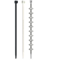 BRIDA PLASTIC 2.2X75 ALB 100BUC/PAC