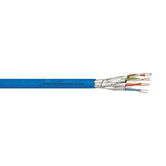 CABLU FTP CAT6A LSZH SL500 U/F23 ALBASTRU RECBER