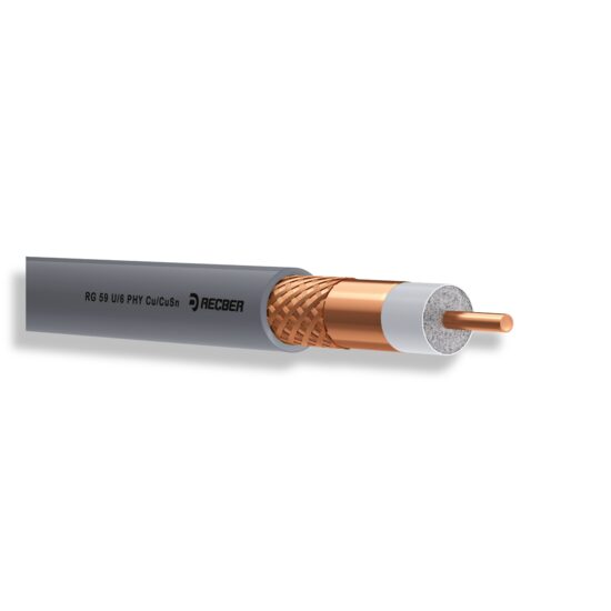 CABLU COAXIAL RG59/U6 GRI TYPE 2 CU/CU RECBER