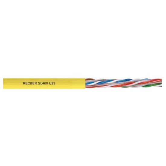 CABLU UTP CAT6 LSZH 23AWG GALBEN RECBER