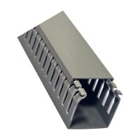 CANAL PERFORAT 80x40mm GRI 2m/buc