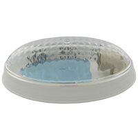 PLAFONIERA 1xE27 MAX60W ALB IP20 OVAL GEAM TRANSP.