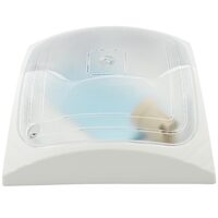 PLAFONIERA 1xE27 MAX60W ALB IP20 KARE 1