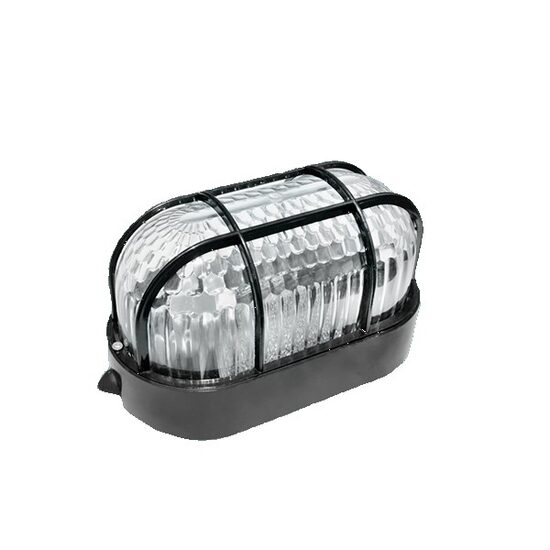 PLAFONIERA 1xE27 MAX60W CU GRATAR NEGRU IP40 BETA