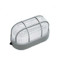 PLAFONIERA 1xE27 MAX60W CU GRATAR GRI IP40 BETA