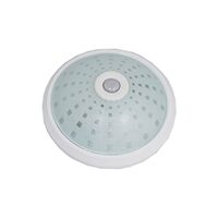 PLAFONIERA CU SENZOR 2XE27 MAX2X60W ALB IP20