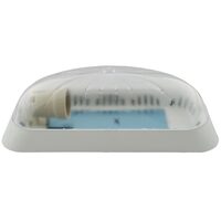 PLAFONIERA 1XE27 MAX60W ALB IP20 KENT