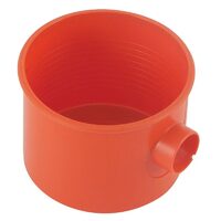 DOZA ROTUNDA ZID FI:60MM HF PORTOCALIU IP20