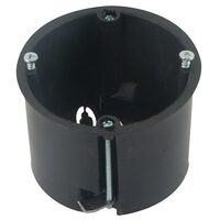 DOZA ROTUNDA RIGIPS SIMPLA NEAGRA IP20