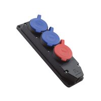 PRELUNGITOR 2P 1x16A, 1P 3X25A CAUCIUC IP44
