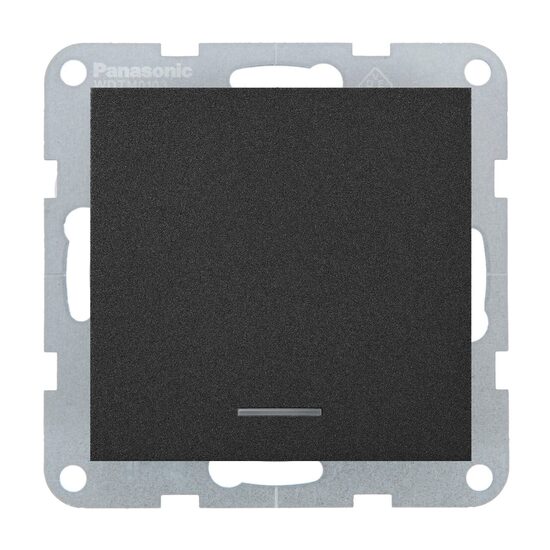MECANISM INTRERUPATOR CU LED QC KARRE PLUS 55 NEGRU