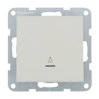 MECANISM INTRERUPATOR SCARA cu LED cu REVENIRE QC KARRE PLUS 55 SOFT TOUCH SANDSTONE