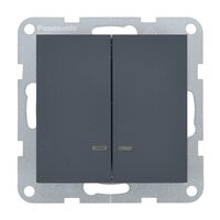 MECANISM COMUTATOR CU LED QC KARRE PLUS 55  SOFT TOUCH NIGHT