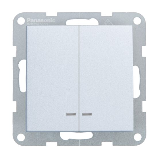 MECANISM COMUTATOR CU LED QC KARRE PLUS 55 SILVER