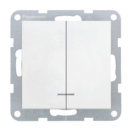 MECANISM COMUTATOR CU LED QC KARRE PLUS 55 ALB