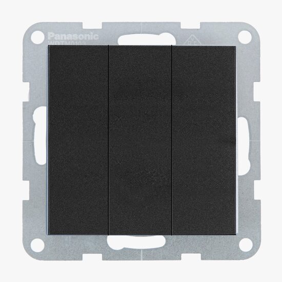 MECANISM INTRERUPATOR TRIPLU KARRE PLUS 55 NEGRU