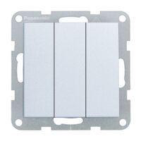 MECANISM INTRERUPATOR TRIPLU KARRE PLUS 55 SILVER