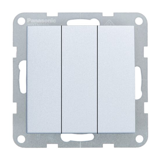 MECANISM INTRERUPATOR TRIPLU KARRE PLUS 55 SILVER