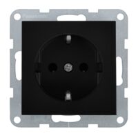MECANISM PRIZA SCHUKO QC KARRE PLUS 55 NEGRU